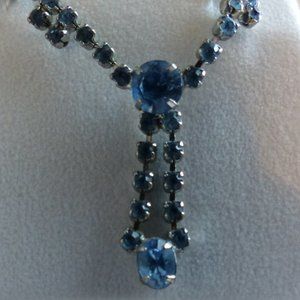 Vintage Rhinestone Necklaces - 3 Necklaces